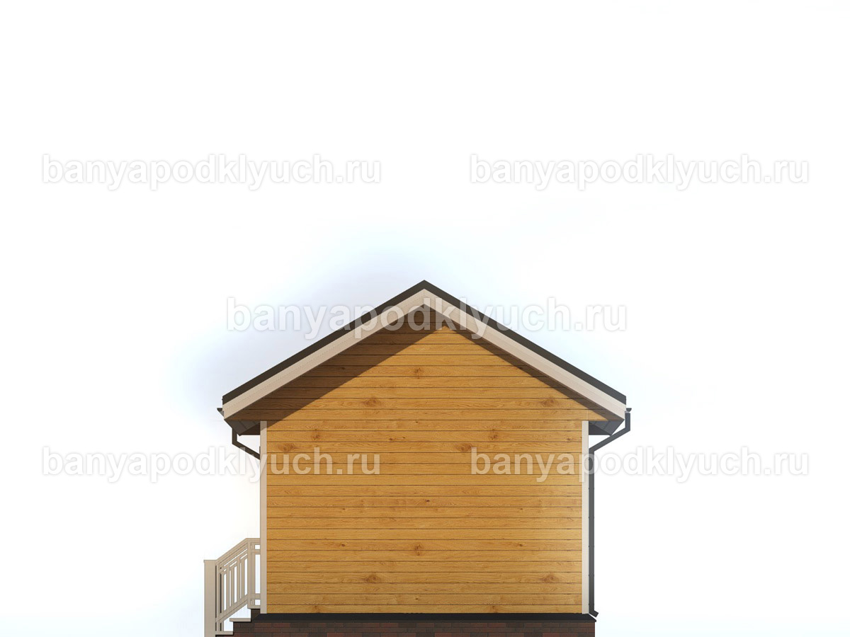 Баня из бруса 6x4.5 м Баня из бруса 6x4.5 м