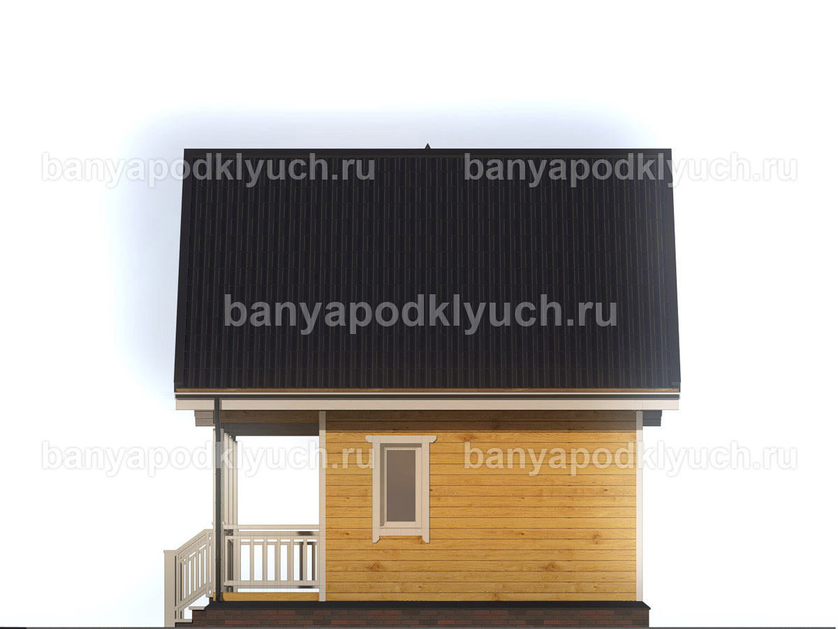 Баня из бруса 6x6 м Баня из бруса 6x6 м